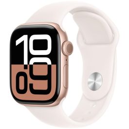 Apple MXLP3ZM/A Correa Deportiva Light Blush para Apple Watch 38mm-42mm Fluoroelastómero M/L