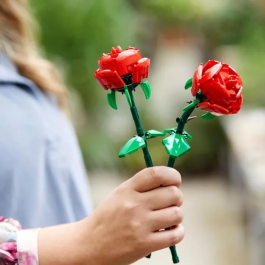 LEGO 40460 Rosas, Set de Flores Artificiales para Niñas y Niños a Partir de 8 Años, Decoración del Hogar