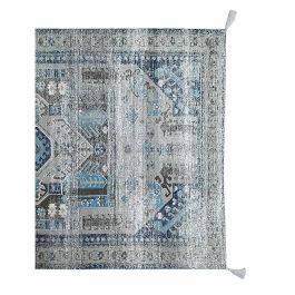 Alfombra Arabe DKD Home Decor Azul Beige 180 x 0.5 x 120 cm