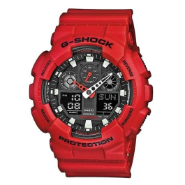 Casio GA100B4AER Reloj de Cuarzo para Hombre, Brazalete Rojo de Resina, Dial Negro Digital, Resistente al Agua 20 ATM Precio: 106.78999958. SKU: B1542LFMA9