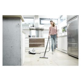 Kärcher SC 4 EasyFix Limpiador a Vapor de Cilindro, 2000 W, 3.5 bar, Vapor Ajustable, Incluye Cepillo y Boquilla de Suelo, Capacidad 0.8 L