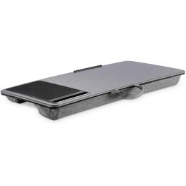 Digitus Escritorio Soporte para Portátil hasta 17'' (43.2cm) con Ranura Móvil y Alfombrilla de Ratón, Algodón/Plástico, Gris