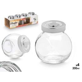 Vivalto Set 4 Especieros 200 ml cada uno | Vidrio, Metal y Plástico | 27x8.5x8.5 cm Precio: 35.50000003. SKU: B16D67MRMM