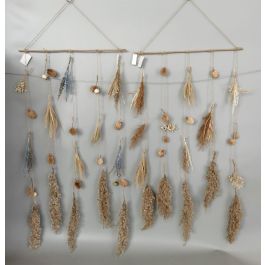 DKD Home Decor Adorno Colgante Navidad Alpina de Flor Seca Marrón, 4 cm Largo x 122 cm Alto x 52 cm Ancho. Pack de 4 Unidades Precio: 35.33442. SKU: B1D5ZE9373
