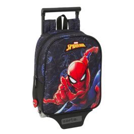 Mochila Escolar con Ruedas Spider-Man Attack Negro 22 x 27 x 10 cm Precio: 27.95000054. SKU: B1CAYL2HRT