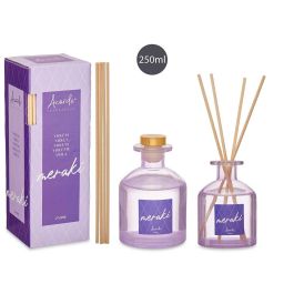 Mikado 250 ml con varilla violeta - Vidrio, fragancia - 8x12x8 cm - Acorde (6 Unidades) Precio: 33.94999971. SKU: B16DG3VC58