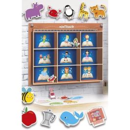 Lisciani Giochi LIS8008324103164 Robusto Tablón de Anuncios Montessori - Ideal para Actividades Educativas