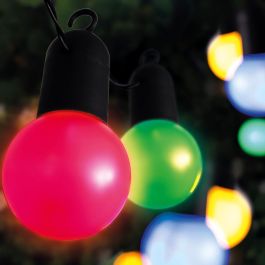 Home Deco Factory Guirnalda Solar 20 LEDs Color Plástico