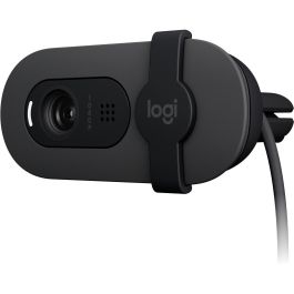 Logitech Brio 105 Business Webcam 1080p con Obturador de Privacidad, Micrófono y Plug-and-Play. Ideal para Empresas, compatible con Windows, macOS, Google Meet.