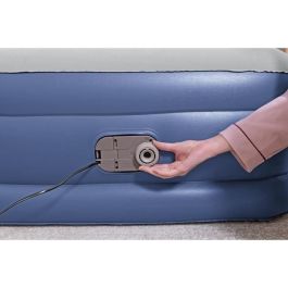 Bestway 67628 Cama Inflable 1 Plaza, 191x97x46 cm, Bomba Eléctrica Integrada y Estructura de Cama