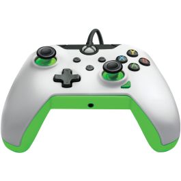 PDP Mando con Cable Neon Blanco para Xbox Series X|S, Xbox One y Windows 10/11 - Gamepad USB Analógico/Digital