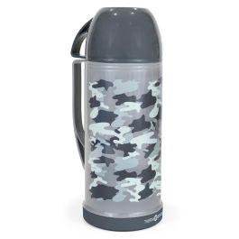 Termo plástico con taza 0.5L camuflaje Thermosport (12 Unidades) Termo plástico con taza 0.5L camuflaje Thermosport (12 Unidades)
