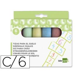 Tiza Color Liderpapel Para Suelo Caja De 6 Unidades Colores Surtidos Precio: 3.3758998184999998. SKU: B129PZH6SA