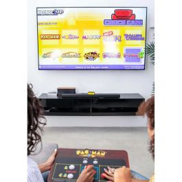 Arcade1Up Emulador Consola Retro Arcade 1 Up con 10 Juegos Incluyendo PAC-MAN, GALAGA y DIG DUG - Control Inalámbrico HDMI