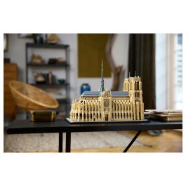 LEGO Architecture Notre-Dame de Paris 21061 Juego de Construcción para Adultos con 4383 Piezas