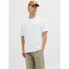 Camiseta de Manga Corta Hombre Jack & Jones Jorvarenna Painted Blanco