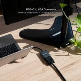Nanocable 10.16.4101-G Conversor USB-C Macho a VGA Hembra, 10 cm, Gris Aluminio, 1920x1200p, para Macbook Pro/Chromebook Nanocable 10.16.4101-G Conversor USB-C Macho a VGA Hembra, 10 cm, Gris Aluminio, 1920x1200p, para Macbook Pro/Chromebook