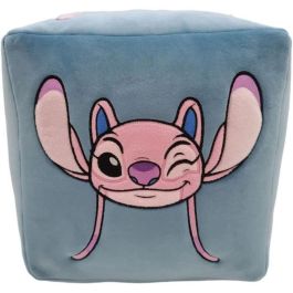 Stitch STI3700891702010 - Cojín Cubo Lilo & Stitch de Microfibra - 25 x 25 x 25 cm