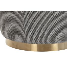 DKD Home Decor Butaca Sixties Blanco Dorado Pata de Gallo 66 x 85 x 69 cm