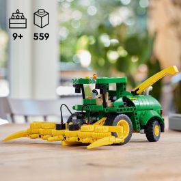 LEGO Technic 42168 John Deere 9700 Forage Harvester con dirección trasera y cabezales para maíz, juguete construcción +9 años