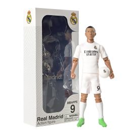 Banbo Toys 83620 Figura de Acción Coleccionable Mbappé 20 cm Real Madrid Articulable PVC Licencia Oficial