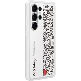 Samsung EF-MS938 Flipsuit Case para Galaxy S25 Ultra, funda protectora de fácil aplicación, multicolor y blanco