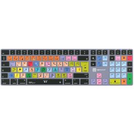 LogicKeyboard Apple Logic Pro X2 LOGXP2-TM-UK Teclado para Mac Inalámbrico Bluetooth QWERTY UK Retroiluminado Gris Titanio