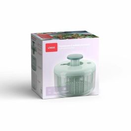 Livoo MEN434 Centrifugadora de Ensaladas con Empujador, 4.2 L, Centrifugado mediante Empujador, Cesta Escurridora, Apto para Lavavajillas