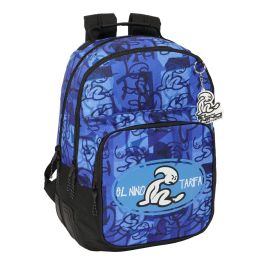 Mochila Escolar El Niño Roller Azul Negro 32 x 42 x 15 cm Precio: 51.49999943. SKU: B19DN35P8J