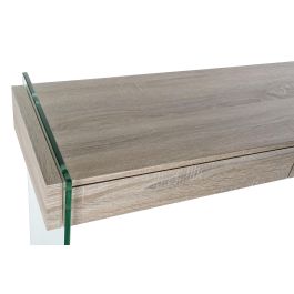 DKD Home Decor Green house 21 Consola 120x40x76 cm Cristal y MDF Natural Transparente