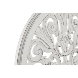 DKD Home Decor Decoración de Pared Árabe Blanca MDF 2 x 45 x 45 cm