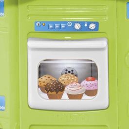 Molto Cocina de Juguete Mi Primera Cocina Roja 68 cm con 12 Accesorios de Plástico para Niños a partir de 2 años