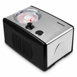 Medion MED4061275054330 Heladera y Yogurtera Eléctrica de Aluminio con Compresor para Helados y Yogur, 1.5 Litros de Capacidad