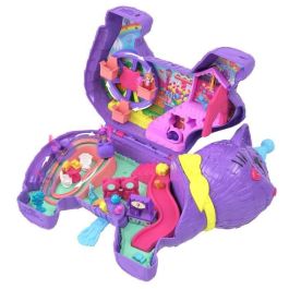 Mattel Polly Pocket Cofre Gatito Piñata Partyland Incluye 23 Accesorios Sorpresa
