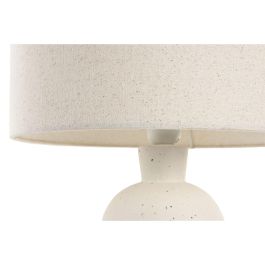 DKD Home Decor Lámpara de Sobremesa Urban Crudo de Cerámica/Poliéster, 33x61x33 cm, Incluye Bombilla E27