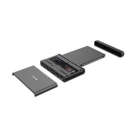 Lindy Estación de Clonación y Dock USB 3.2 Gen 2 Tipo C para M.2 NVMe y SATA SSD/HDD con Clonación Offline 10Gbps
