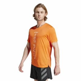 Camiseta de Manga Corta Hombre Adidas Agravic Terrex Naranja