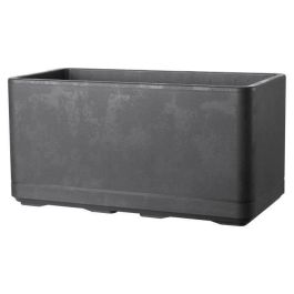 Jardinera Muret - DEROMA - Cosmo - Antracita - Con reserva de agua - Ruedas - 78 cm
