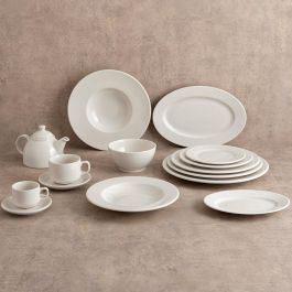 Ensaladera Porcelana Serenity Hydrozero Bidasoa 23 cm (6 Unidades)