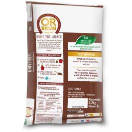 Tierra universal para macetas - BROWN GOLD - OBRTREM6U - 6L - Mejora el crecimiento Tierra universal para macetas - BROWN GOLD - OBRTREM6U - 6L - Mejora el crecimiento