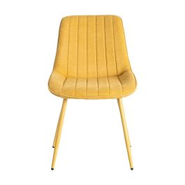 Silla Amarillo Tejido-Metal Contract 50 X 60 X 85 cm