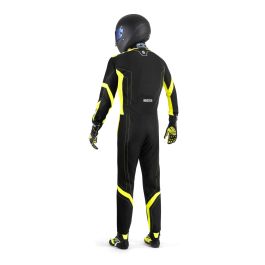 Sparco SBKS0010B0K0800S Traje Karting K48 Thunder Negro-Amarillo Talla S CIK-FIA KC.017.24-0