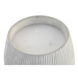 Vela Terraza Y Jardin DKD Home Decor Gris 18 x 15 x 18 cm Vela Terraza Y Jardin DKD Home Decor Gris 18 x 15 x 18 cm