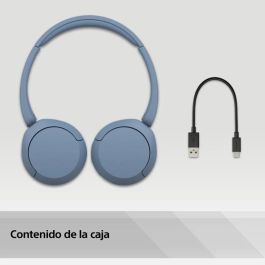 Sony WH-CH520 Auriculares Inalámbricos Diadema con Micrófono, Bluetooth 5.2, 50h Batería, Conectividad Multipunto, Azules