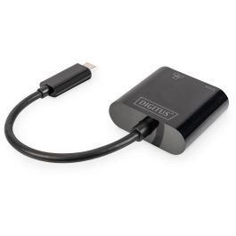 Digitus Adaptador USB Type-C a Gigabit Ethernet con Power Delivery, Negro