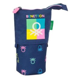 Estuche Cubilete Benetton Cool Azul marino 8 x 19 x 6 cm Estuche Cubilete Benetton Cool Azul marino 8 x 19 x 6 cm