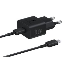 Samsung EP-2510XBEGEU Adaptador de Corriente 25W Super Fast Charging USB Tipo C 1 Puerto para Smartphone Negro