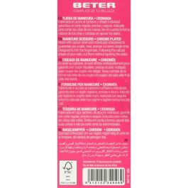 Beter Tijeras manicura pieles curva cromada para uñas, corte preciso y seguro Beter Tijeras manicura pieles curva cromada para uñas, corte preciso y seguro