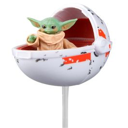 Hasbro G0048 Figura Grogu Star Wars The Black Series 15 cm con coche flotante y collar Mitosaurio