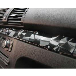 Foliatec Película de Diseño Cockpit FO3175 Lámina Interior Hexágono Autoadhesiva 3D para Coche